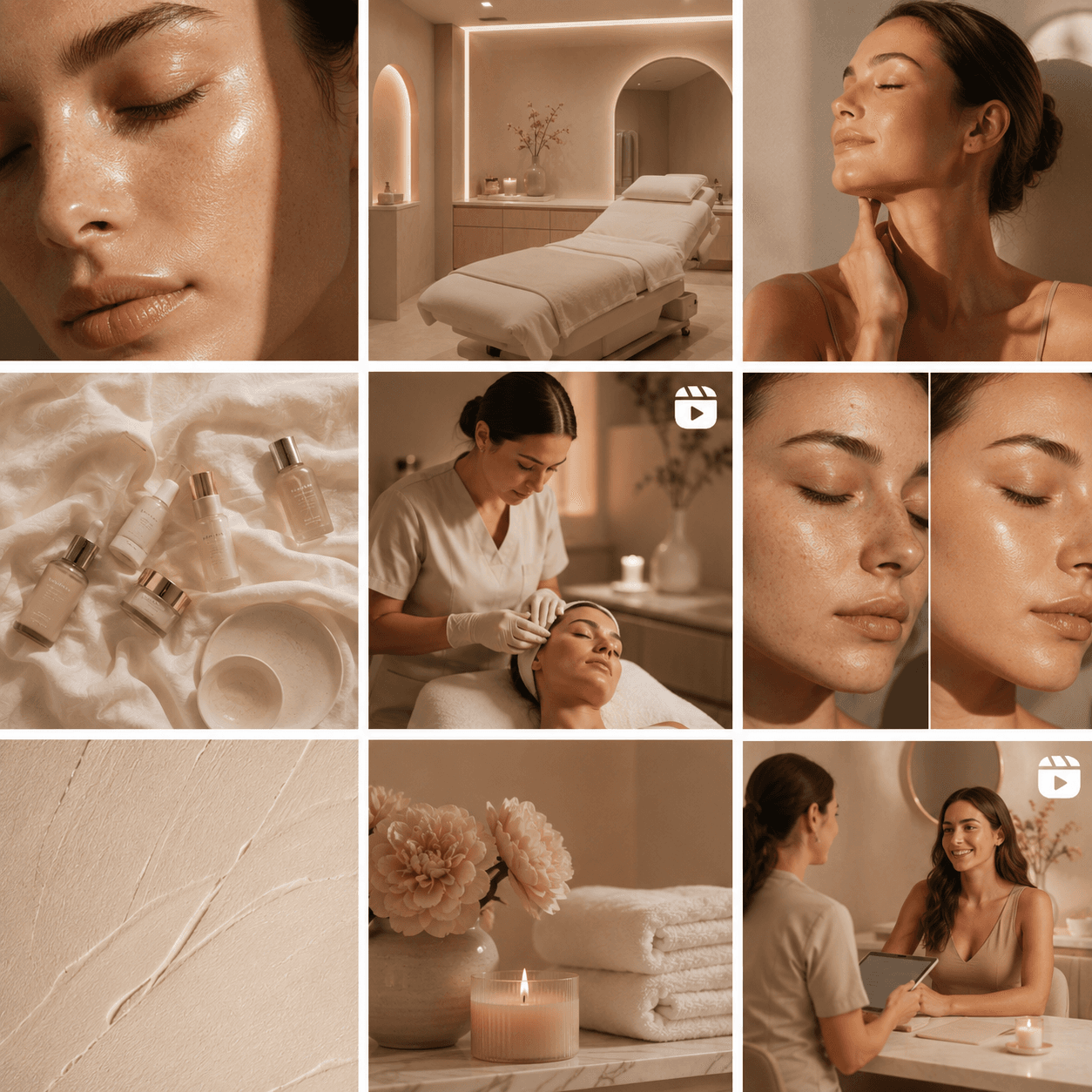 Example Lumiere Aesthetics Instagram feed